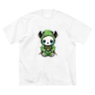 Vasetti_pressの冒険者パンダ Big T-Shirt