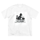  cat Holmesのdaily life at home ビッグシルエットTシャツ