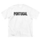 ON NOtEのポルトガル ロゴブラック ビッグシルエットTシャツ
