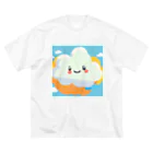 K-springの可愛い雲 ビッグシルエットTシャツ