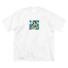 the blue seasonの大沢 あや（おおさわ あや） ビッグシルエットTシャツ