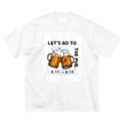 T3 styleのビールを飲もう！ Big T-Shirt