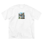 the blue seasonの松井 美穂（まつい みほ） ビッグシルエットTシャツ