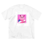 nananandaのピンクキャット Big T-Shirt