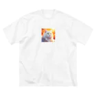 クラフトキャビンのフェリンフィーバー ビッグシルエットTシャツ