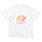 もちLab.Martのりんごトースト　ビッグシルエットTシャツ ビッグシルエットTシャツ