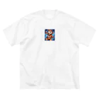 ちょい悪なクマさんのヒップホップなクマさん ビッグシルエットTシャツ