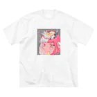 えびせん🍤のささくれいしょん ビッグシルエットTシャツ