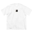 ken_nのsit cat ビッグシルエットTシャツ