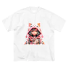 vin troyesのEthnianima（エスニアニマ） ビッグシルエットTシャツ