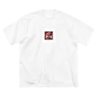 masaki1008のプリティードッグ ビッグシルエットTシャツ