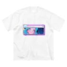 酒酔屋の爽ちゃんのneon city girl ビッグシルエットTシャツ