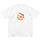 鴉のあさごはんパン ビッグシルエットTシャツ