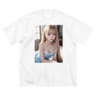 Ai-factoryのAi Dream 金髪少女 ビッグシルエットTシャツ
