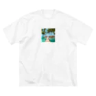 Totally-Fascinatingのモルディブビーチバンガロー Big T-Shirt