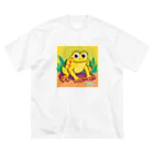 まひる3の黄色蛙ちゃん ビッグシルエットTシャツ