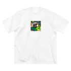 himatoroのマイクラ的なハリネズミ ビッグシルエットTシャツ