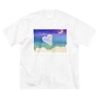  MIRACLE MOONの夜空にきゅんっ ビッグシルエットTシャツ