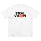 STEAL VISIONのstealvision 中指ハート ビッグシルエットTシャツ