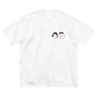 TakuP（たくぴ）のしゅむしゅむ君としゅむしゅむちゃん Big T-Shirt