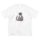 kgymのスーツ猫 ビッグシルエットTシャツ