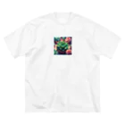 matu0の多肉植物のある暮らし ビッグシルエットTシャツ