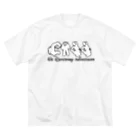 COOK A DODLE DOOのDISパロ ビッグシルエットTシャツ