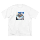 SetsunaAIの空に浮かぶ島のファンタジーグッズ Big T-Shirt