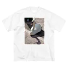 宇宙人の鳥 ビッグシルエットTシャツ