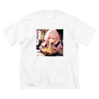 ぶーたんのラーメンをたべる女の子 Big T-Shirt