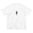 infinexus_dsgnのちびキャラ少女（Silver hair） Big T-Shirt