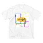 saleshuのsimple ビッグシルエットTシャツ