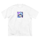 katapiiiのクールイラスト ビッグシルエットTシャツ