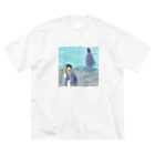 つぎのラピス島ペンギン ビッグシルエットTシャツ