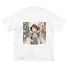 底辺の底辺好きな事を気ままに…。の走る元気な女の子 Big T-Shirt