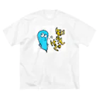 串カツワールドの串カツの妖精クシニョロ（しらんけど） ビッグシルエットTシャツ