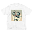 nomkyonのWoW！昆虫！No4 ビッグシルエットTシャツ