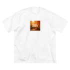 KSK SHOPのHELLO AUTUMN Big T-Shirt