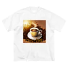 yudari0011のコーヒー愛好家 ビッグシルエットTシャツ