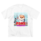 Pom-Dog'sのポメサイエンティスト Big T-Shirt