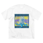 田尻犬(たじりけん)のタジリーヌTシャツ（HIPHOPスタイル） ビッグシルエットTシャツ