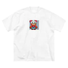 koba777のドット絵ワンゲニベスト ビッグシルエットTシャツ