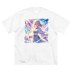 Sesilionの天空の女勇者 ビッグシルエットTシャツ