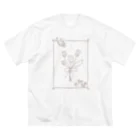 りゅみshopのワイヤーアート風フラワー Big T-Shirt