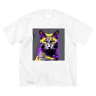 ながさわショップのnight cat Big T-Shirt
