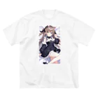 WAKEN0709の猫耳ゴスロリ美少女 Big T-Shirt