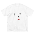 IHYLIの福笑い ビッグシルエットTシャツ