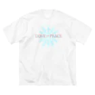 sakuranonakanoharunokazeの雪の結晶 루즈핏 티셔츠