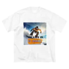 ArtDesignWorksのスノーボードスポーツ ビッグシルエットTシャツ