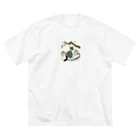 浮世絵デパートの浮世絵猫 ビッグシルエットTシャツ